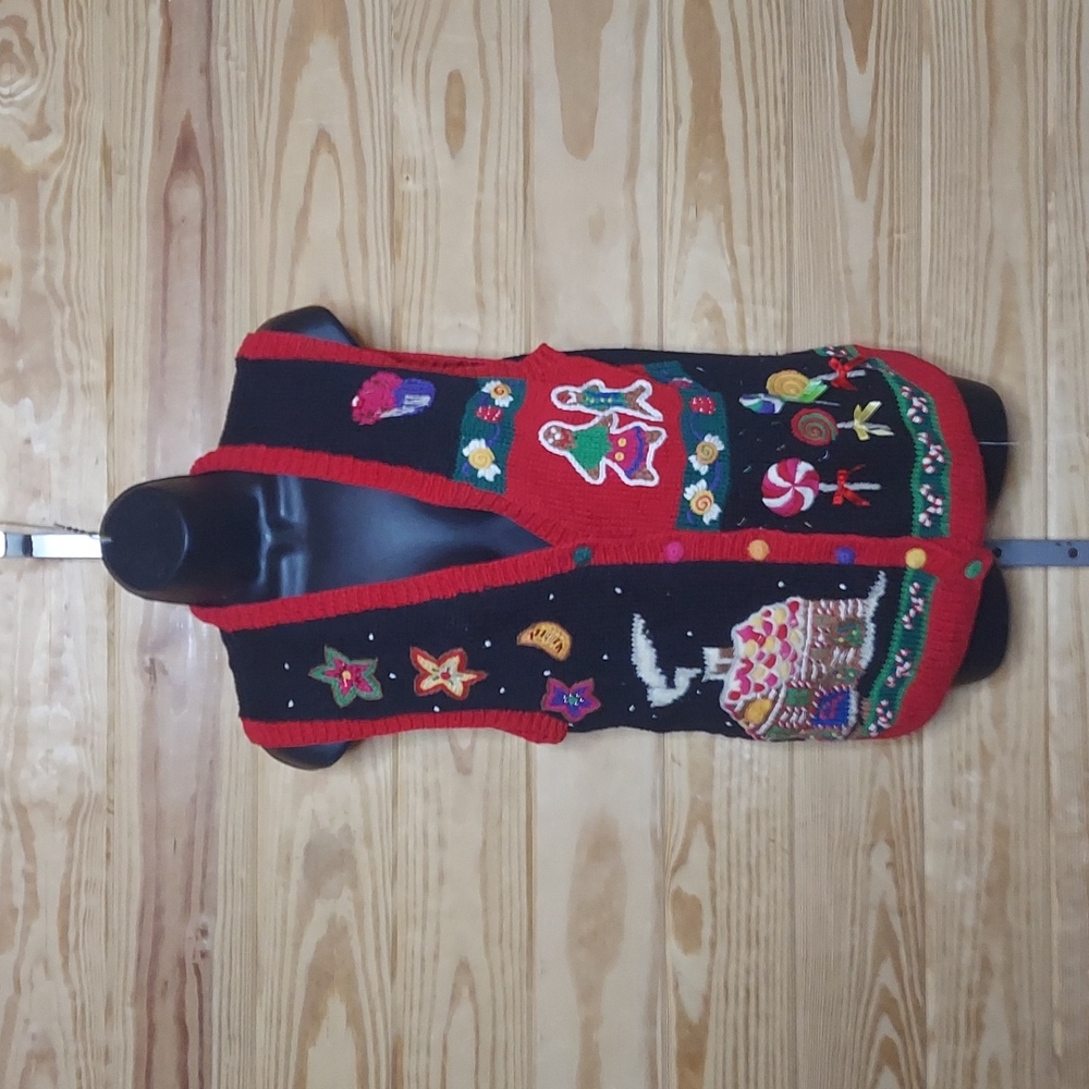 Vintage Christmas Sweater Vest